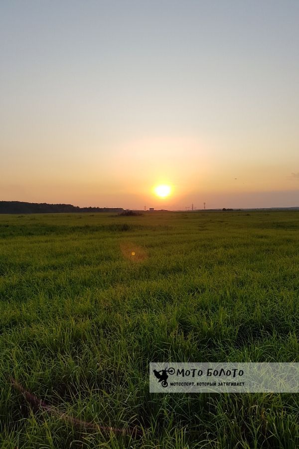 Красивый летний закат