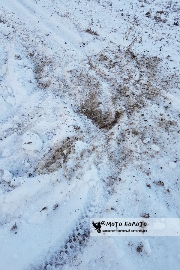 Следы мото дрифта